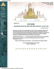 City Sites frontpage image.