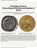 First page of the Eagle on Coins web exhibit.